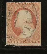 UNITED STATES Classics...Sc #10A (I Think)...Used...1851...SCV $150.00