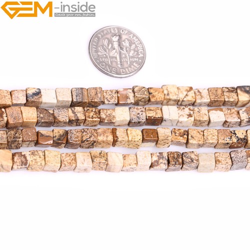 Natural Assorted Stone Cuboid Lapis Lazuli Loose Beads Jewelry Making 15" 4mm - Picture 26 of 26