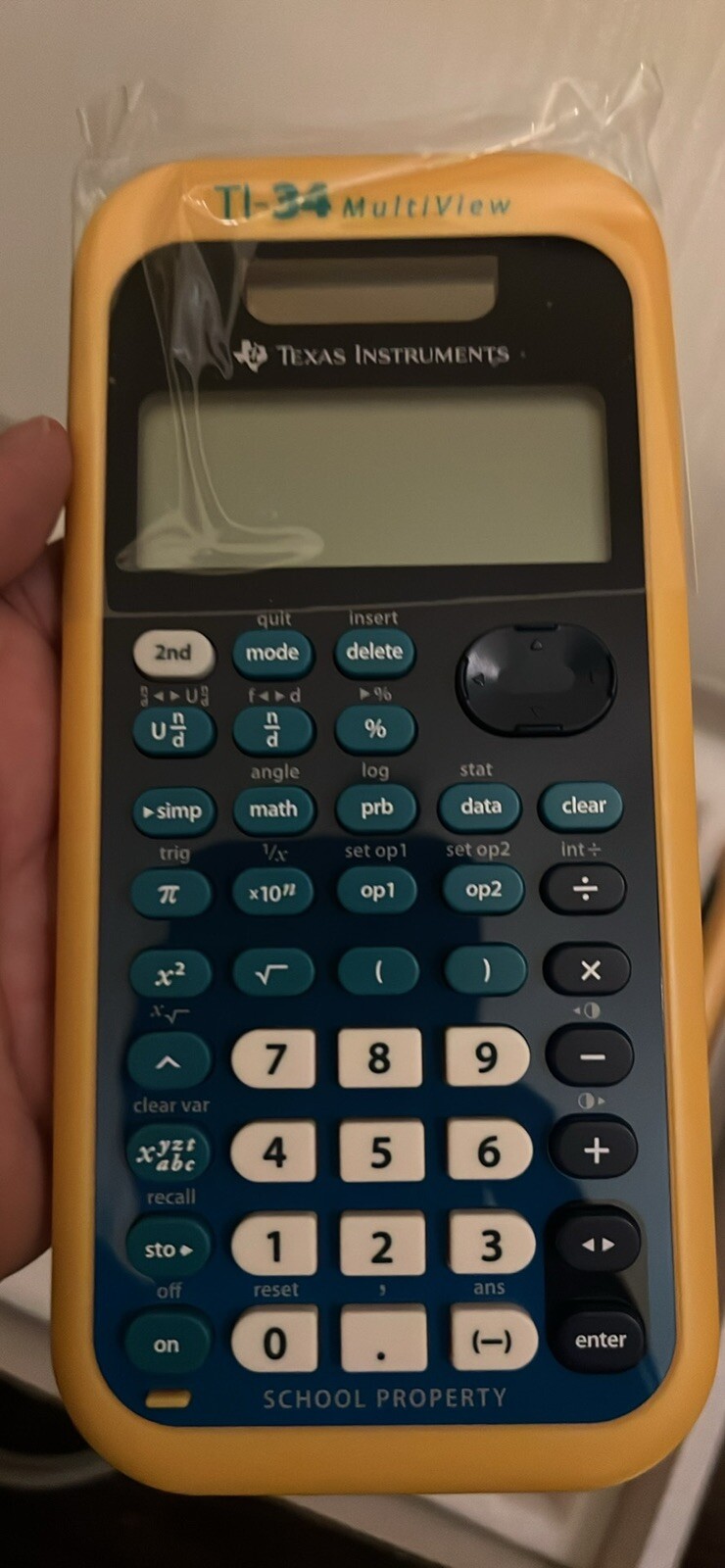 Texas Instruments TI-34 MultiView Scientific Calculator YELLOW. New