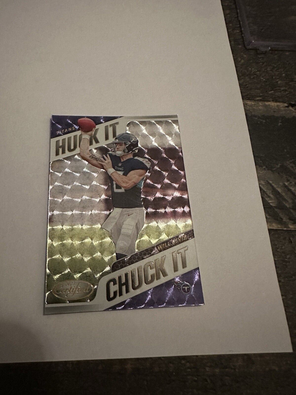 2023 Panini Certified Will Levis Huck It Chuck It- RC #HK16