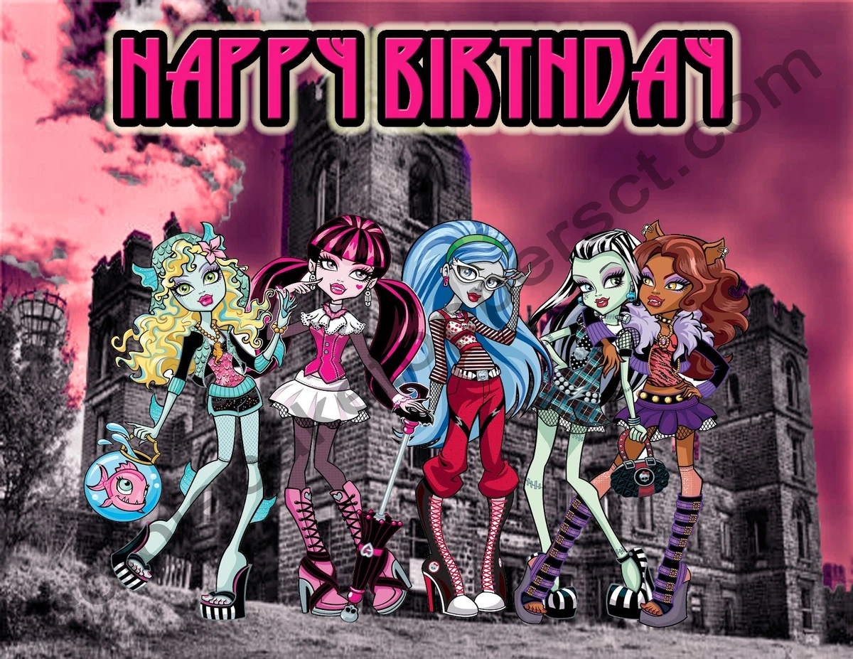 Free Printable Monster High Cupcake Toppers