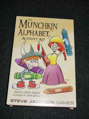 Steve Jackson Games : Munchkin - Alphabet Activity Kit - NEW