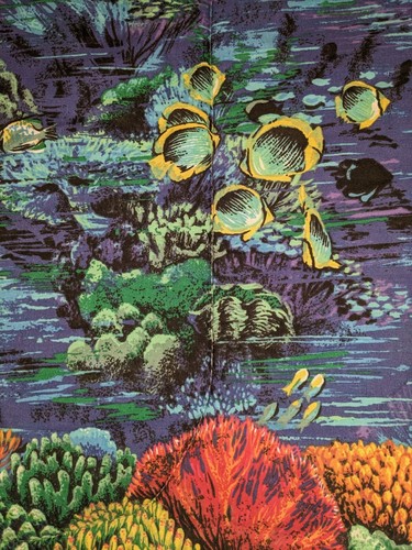 Vintage 3PC Sheridan Australia Sea Life Tropical Fish 80"x90" Comforter Set EUC - Picture 10 of 16