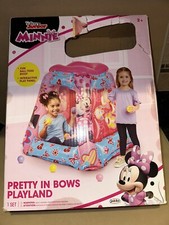 Disney Junior Minnie Pretty In Bows Playland Ball Pit Soft Balls New Please Read