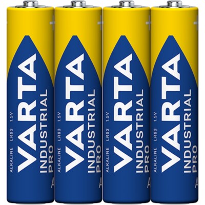 20x4= 80 Batterien Micro AAA LR03 MN2400 VARTA 4003 Industrial Batterie in Folie
