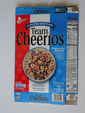 General Mills - Limited Edition - Team Cheerios - Cereal Box Advertising
