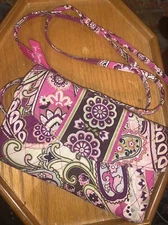 vera bradley wallet on a string Very Berry paisley  Retired GUC