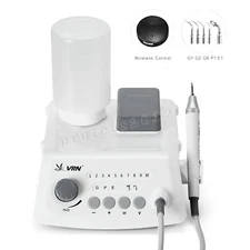 Woodpecker Style Dental LED Cordless Ultrasonic Scaler LED Handpiece Auto Water