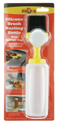 Mr Bar B Q Silicone Brush Basting Bottle with Cap ONE PIECE