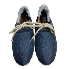 Olukai Mahiki Womens Size 7 Moonlit Ocean Blue Slipper Slip-On Shoes Fur NWT