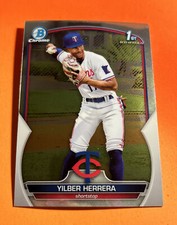 2023 Bowman Chrome Prospect #BCP-86 Yilber Herrera - Minnesota Twins