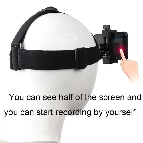 Head-Mounted Mobile Phone Holder,First-Person View Video Outdoor Live Shootin... - Picture 5 of 7