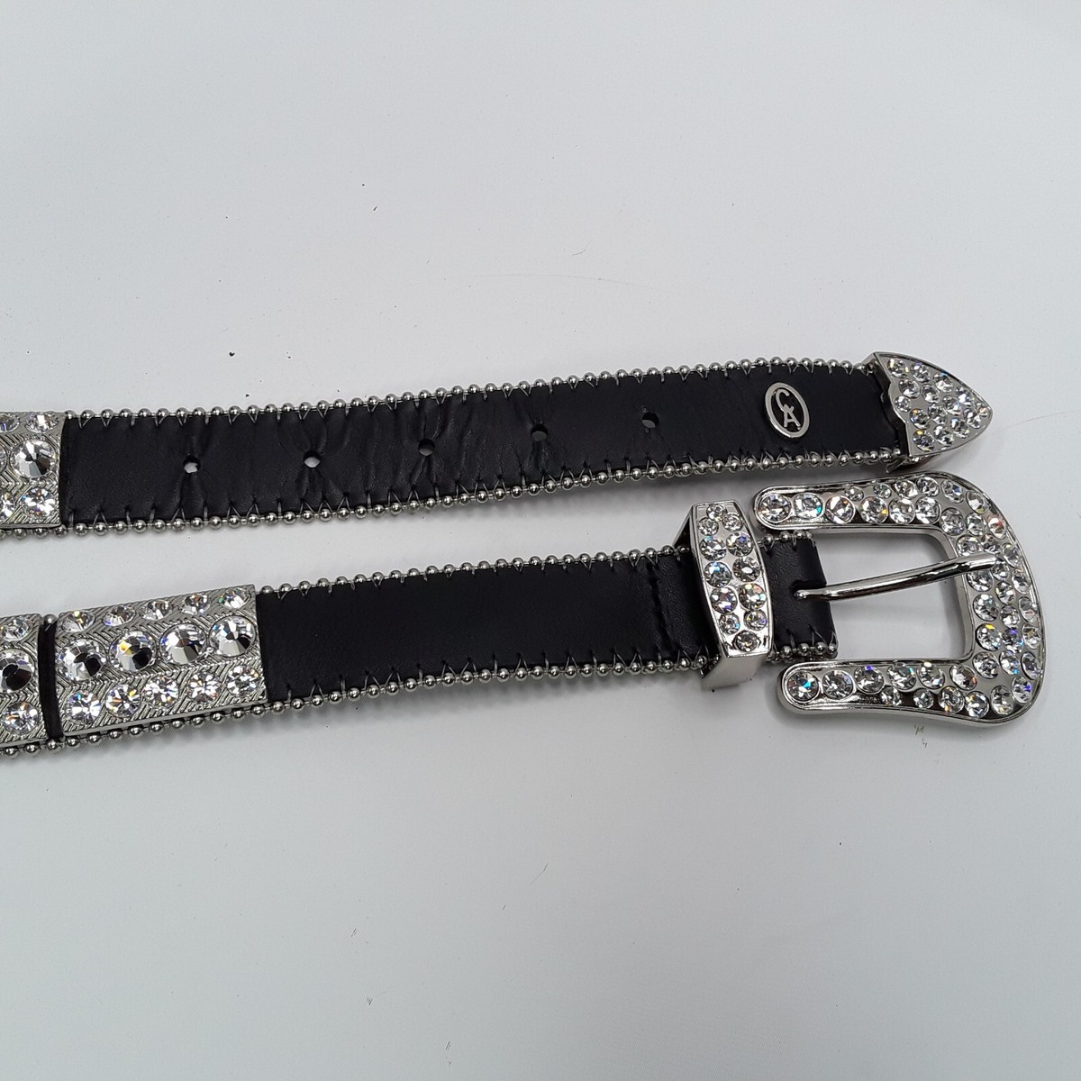 Christine Alexander Womens Embellished Crystal Rhinestone 