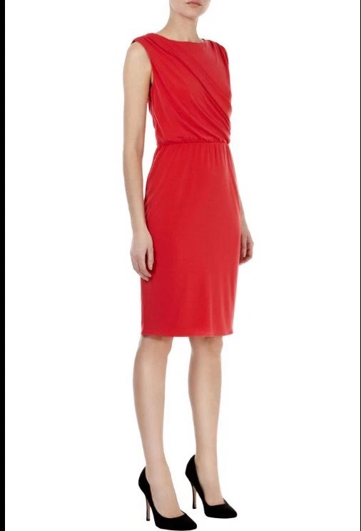 New Coast Size 12 Maris Jersey Orange Summer Dress (40 EU) Slinky Holidays  BNWT | eBay