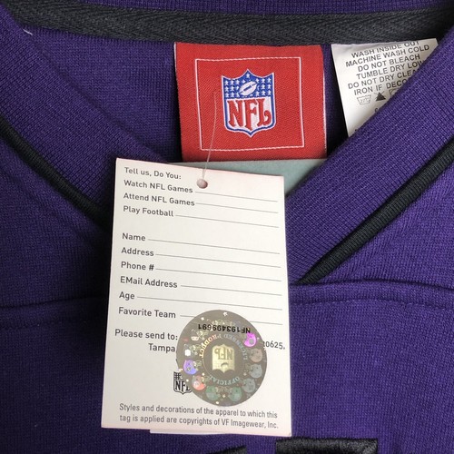 NFL Baltimore Ravens Embroidered Crewneck Y2K Long Sleeve Men’s 2XL Purple - Picture 7 of 14