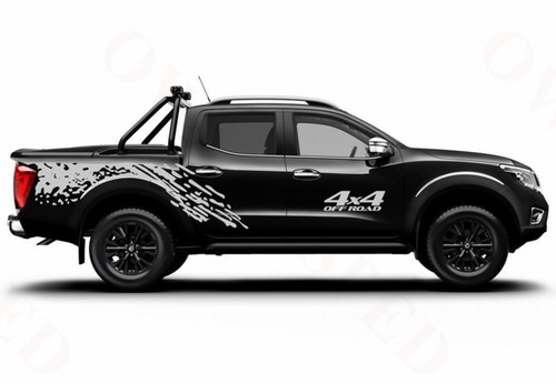 Graphics Mud Splash Car Sticker For Nissan Navara NP300 Trunk Side Door Decals - Picture 3 of 6