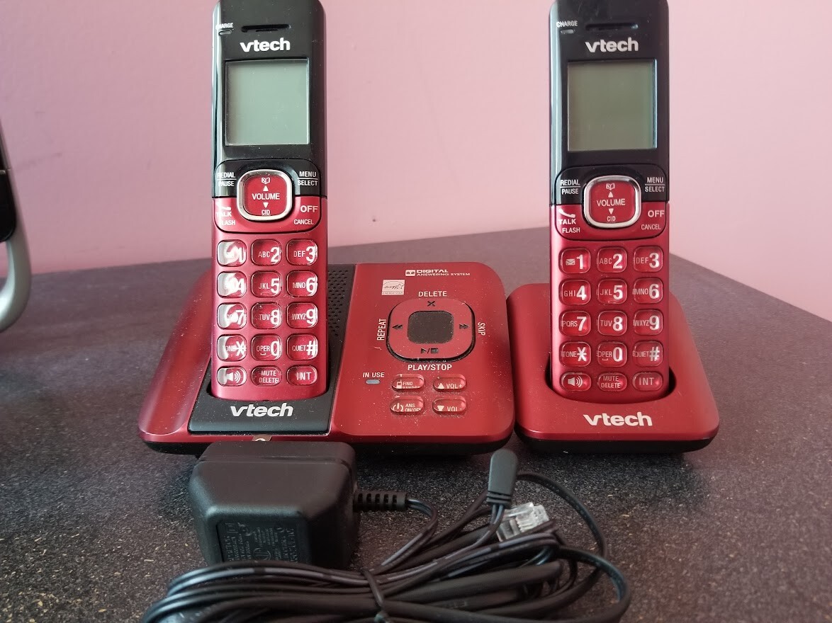 vtech cordless phone red | eBay