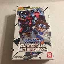 New Digimon Card Game Starter Deck Machine Black - 56 Cards