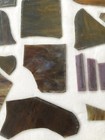 Lot of 34 PCS. Vintage Brown.Amber.Lavender.SLAG GLASS.OLD.+1 Plain Amber Pc. — photo 5