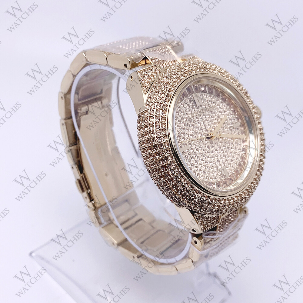 michael kors diamond encrusted watch