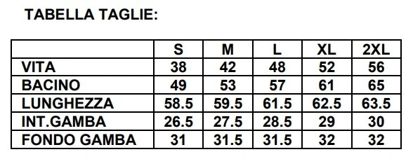 Bermuda pantaloncini alta visibilità arancione giallo cotone poliestere DPI 2cat - Immagine 2 di 2