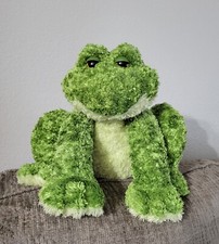 First  Main Froggle Woggle The Frog 11  Sitting Green Frog Rattler Plush