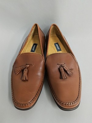 Bally Men\'s Tan Leather Tassel Loafers Vintage Bally Men main image 2