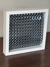 Cadre Vasarely Celluloïd Cinétique Pop Art Design Années 70 