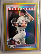 2025 Panini Stars & Stripes Brayden Jaksa Base Gold USA SP Rookie RC #d 5/10