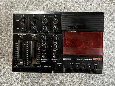 Fostex X-15 MultiTracker 4 Track Cassette Tape Recorder for Parts