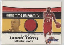 2000-01 Fleer Game Time Uniformity Jason Terry 0o9