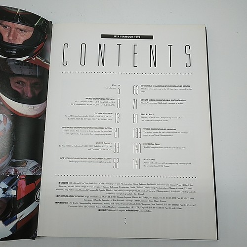 IRTA Super Bike Grand Prix Yearbook 1992 Hardback Book with Dust Jacket - Picture 10 of 14