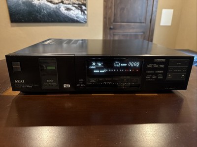Akai GX-R88 3 Head Vintage Stereo Cassette Deck Works But Needs Calibration