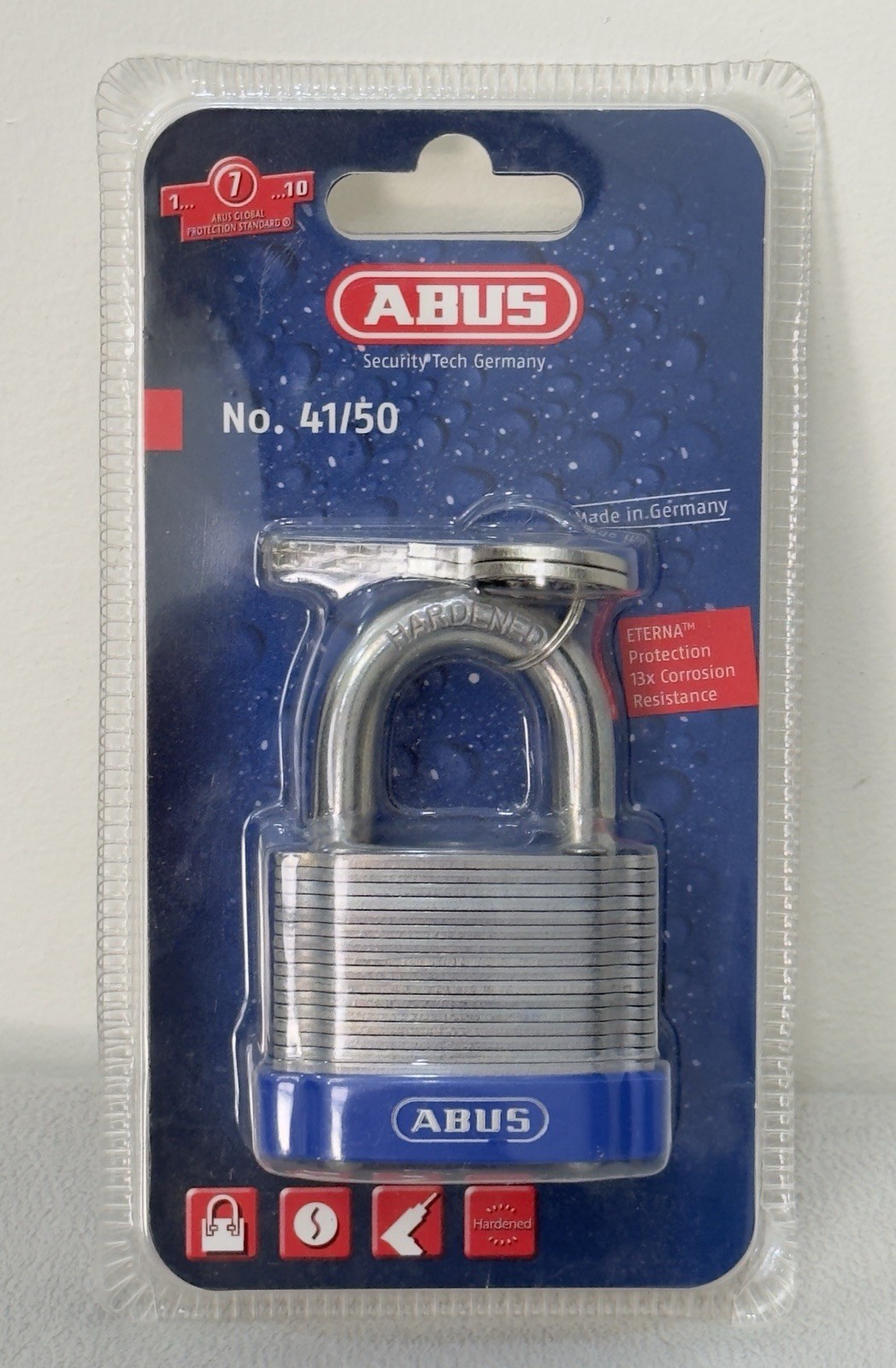 ABUS 41/50 - ETERNA Laminated Steel Padlock 53mm