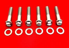 Small Block Ford Polished Stainless Steel Arp Automatic Bellhousing Bolt Kit Set