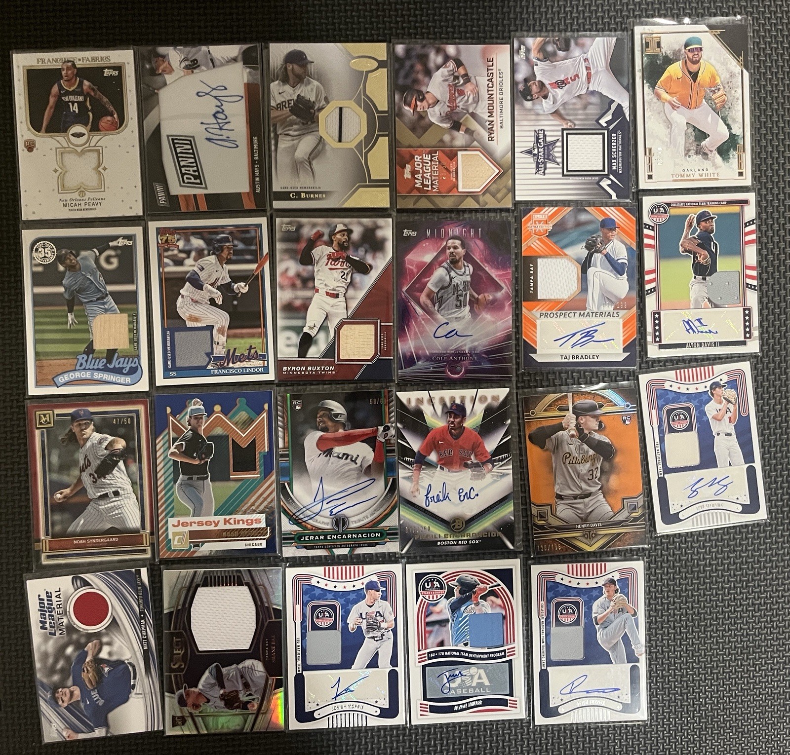 Lot Of 23 Sports Cards (Auto, Patch, Numbered) Baseball Basketball