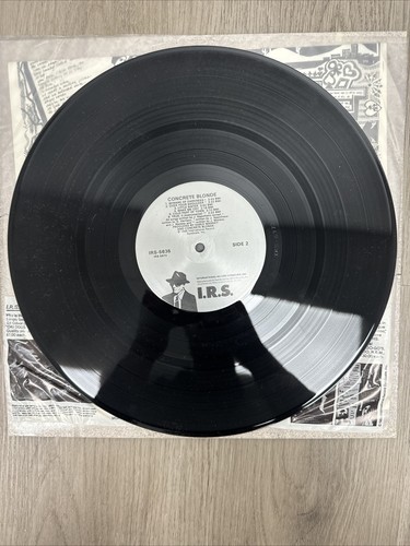 Orig. Concrete Blonde Self-Titled GSP Promo Vinyl LP IRS Records 1986 w/insert - Picture 11 of 16