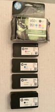 hp 950XL Black and 951 Magenta Cyan Yellow Ink Cartridges