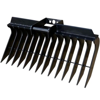 Verstärkter Roderechen MS03 Baggerharke Rechen 120 cm Breite