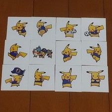Pokemon Daiichi Pan Football Pikachu Samurai Blue Seal Complete set 2014 Japan