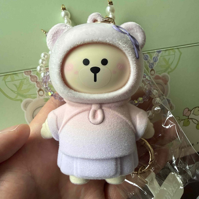 NEW】Starbucks China 2026 Spring Auspicious Pattern Bear Charm