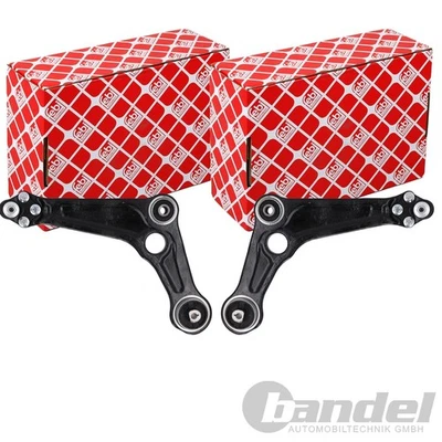 2x Febi Kit Bras de Suspension Inférieure Avant Convient pour Renault De Grand - Photo 1/4