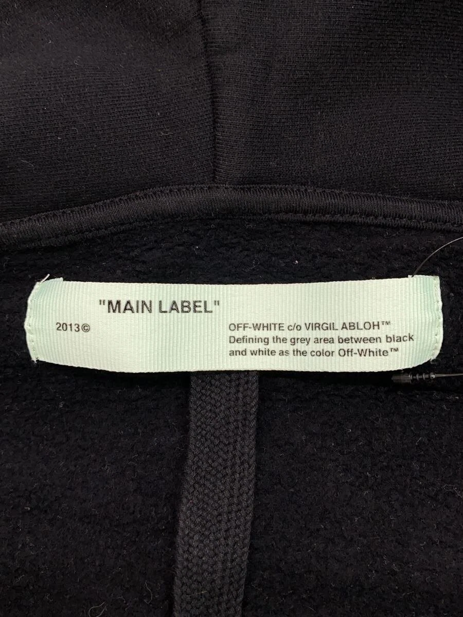 OFF WHITE Felpa con cappuccio zip OFFWHITE nera M usata