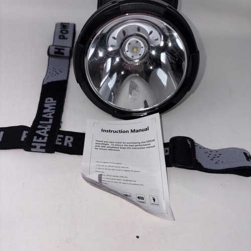 LED Stirnlampe Taschenlampe Outdoor Wiederaufladbar Hell Taschenlampe Headlight für Camping - Bild 3 von 4