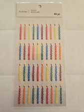 Recollections BIRTHDAY CANDLES Scrapbooking Stickers