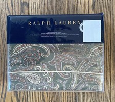 Ralph Lauren Heritage Paisley Full/Queen Duvet Cover Sage Mult 400