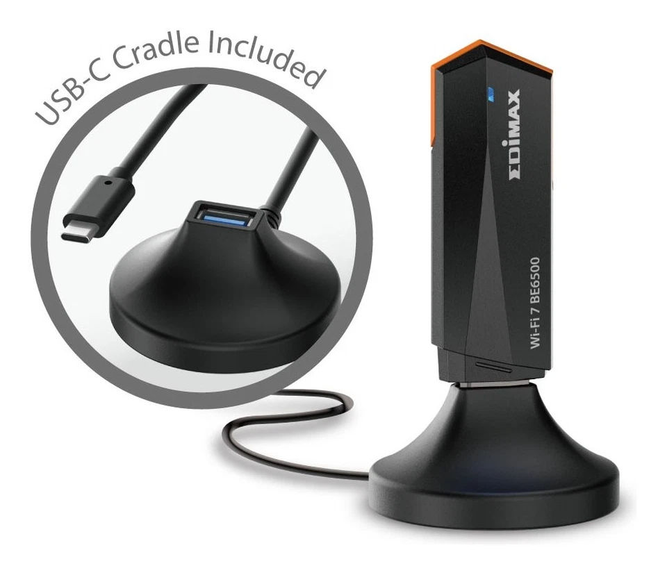 Edimax Adattatore BE6500 Triple Band Black EW 7822UBE - Immagine 4 di 4