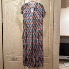 Tinta Vestido Dendera Maxi Dress 14-16 Spain 44 BNWT £80  
