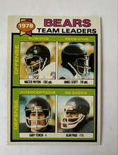 1979 Topps - Team Leaders Walter Payton, Alan Page, Gary Fencik #132
