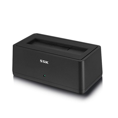 SSK USB 3.0 to SATA External Hard Drive Docking Station One Bay, Black 